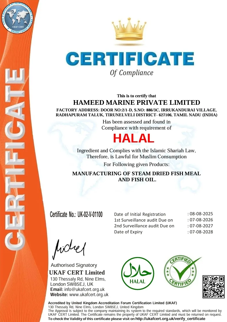 Halal Certificate