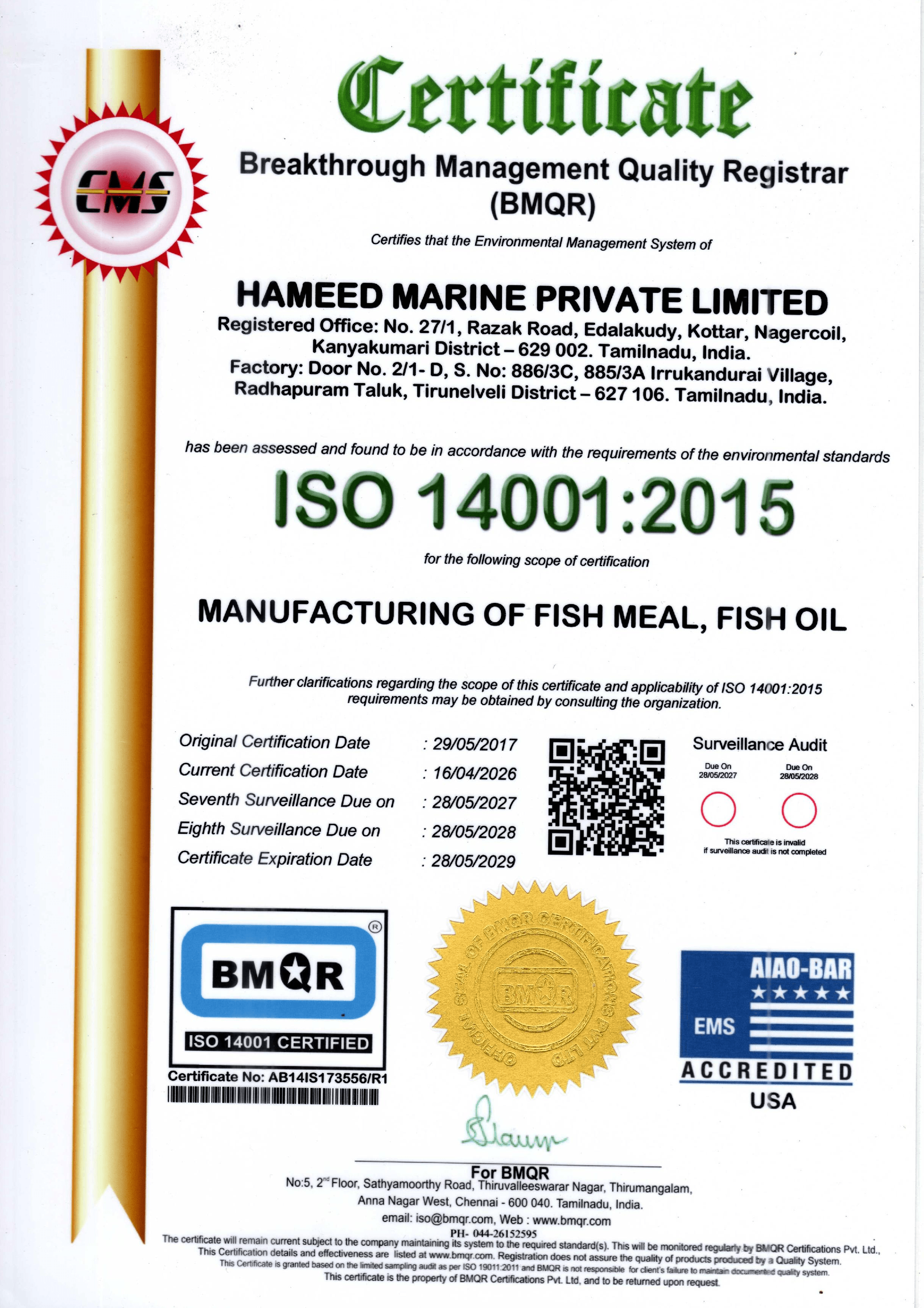 ISO 14001:2015
